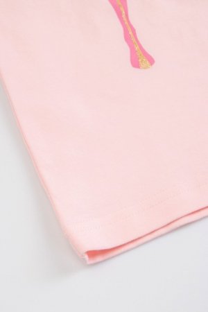 COCCODRILLO t-krekls ar īsam piedurknēm LICENCE GIRL, powder pink, WC3143209LIG-033 WC3143209LIG-033-092