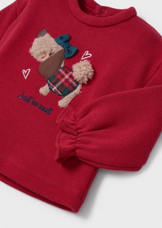 MAYORAL džemperis un svārkiem 4B, red, 86 cm, 2964-53 2964-53 9