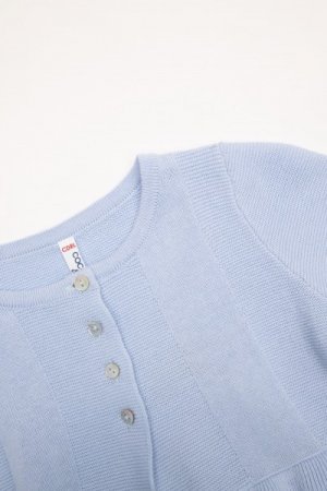COCCODRILLO džemperis ELEGANT BABY GIRL, zils, 74 cm, WC2172201EBG-014 WC2172201EBG-014-092