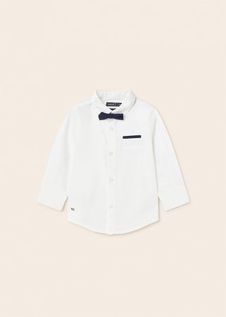 MAYORAL krekls ar garām piedurknēm 3D, balts, 1115-40 1115-40