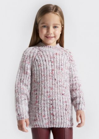 MAYORAL džemperis 6H, natural/raspberry, 110 cm, 4307-88 4307-88 6