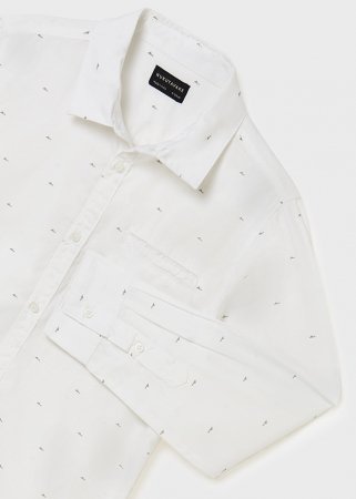 MAYORAL krekls ar garām piedurknēm 7C, balts, 162 cm, 7167-67 7167-67 16