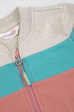 COCCODRILLO džemperis ar rāvējslēdzēju HUG MONSTER, multicoloured, 86 cm, WC2132201HUG-022 WC2132201HUG-022-080