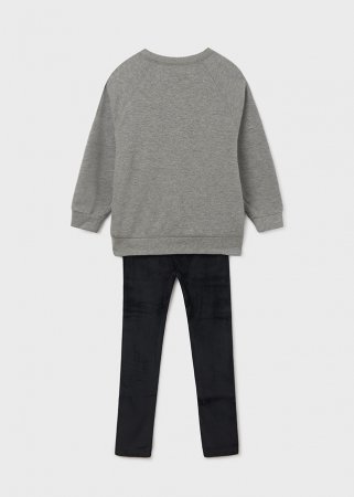 MAYORAL džemperis un legini 8G, black, 152 cm, 7740-24 7740-24 14