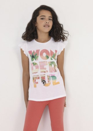 MAYORAL t-krekls ar īsam piedurknēm un legini 8J, azalea/pink, 6750-44 6750-44