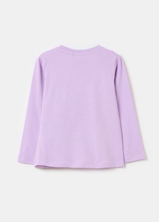 OVS t-krekls ar garām piedurknēm, violeti, , 001962746 