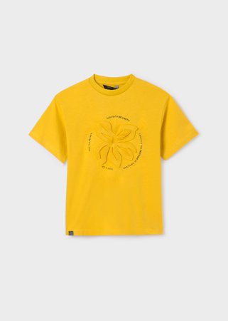 MAYORAL t-krekls ar īsam piedurknēm 7E, sinepju krāsa, 6040-62 