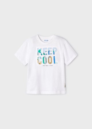 MAYORAL t-krekls ar īsam piedurknēm 5G, gaiši pelēki, 3016-19 