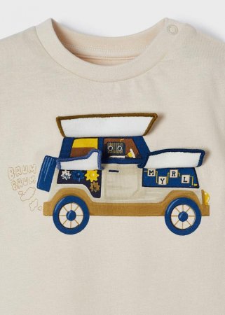 MAYORAL t-krekls ar garām piedurknēm 3C, light khaki, 92 cm, 2004-79 2004-79 9