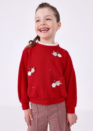 MAYORAL džemperis un bikses 6B, red, 4507-54 4507-54