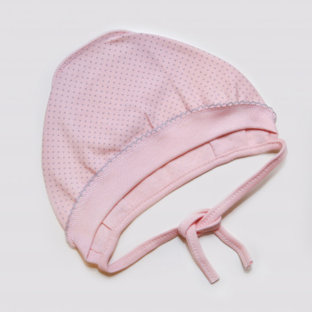 VILAURITA bērnu cepure ar apgrieztas šuves SHARLOTTE, rozā, 44 cm, art 58 art 58