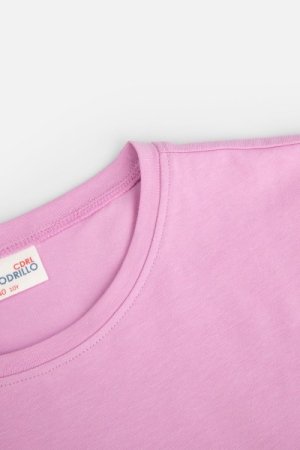 COCCODRILLO t-krekls ar īsam piedurknēm CITY EXPLORER JUNIOR, fuchsia, WC4143203CEJ-008-,  