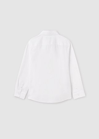 MAYORAL  krekls ar garām piedurknēm 7A, balts, 874-51 