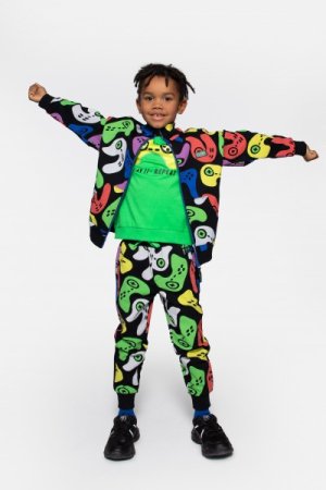 COCCODRILLO sportinės kelnės GAMER BOY KIDS, multicoloured, WC4120104GBK-022-098, 98 cm 