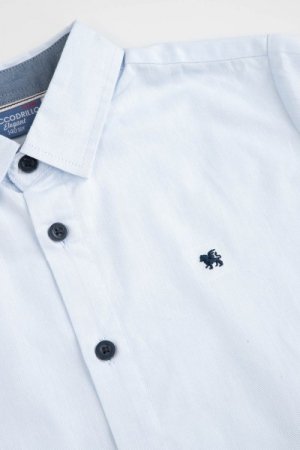 COCCODRILLO krekls ar īsam piedurknēm ELEGANT JUNIOR BOY, zils, WC3136201EJB-014 WC3136201EJB-014-122