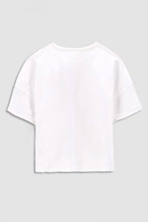 COCCODRILLO t-krekls ar īsam piedurknēm RETRO PICNIC JUNIOR, balts, WC3143204RPJ-001 WC3143204RPJ-001-164