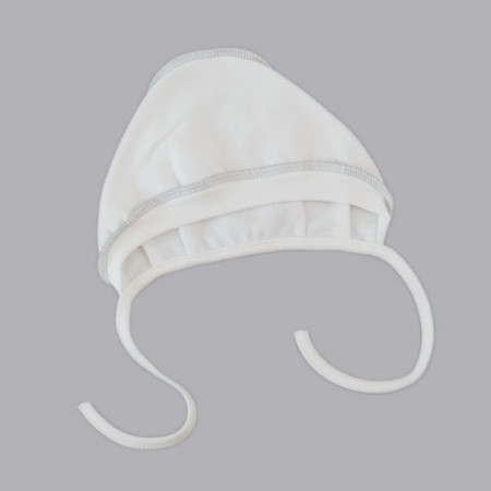 VILAURITA bērnu cepure ar apgrieztas šuves MUMO, balta, 44 cm, art 746 art 746