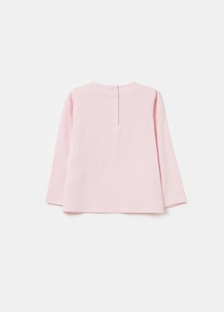 OVS t-krekls ar garām piedurknēm, rozā, , 001967773 