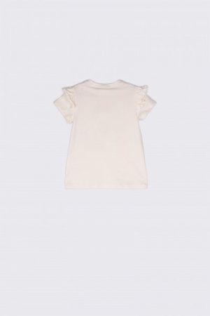 COCCODRILLO t-krekls ar īsam piedurknēm SO SWEET, krēmkrāsa, 86 cm, WC2143201SOS-003 WC2143201SOS-003-068