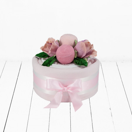 BABYBLOOMS komplekts Muslin cake Pink BMC00002