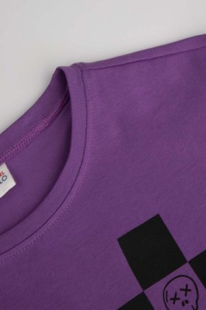 COCCODRILLO t-krekls ar garām piedurknēm JOYFUL PUNK JUNIOR, violeti, WC4143101JPJ-016- 