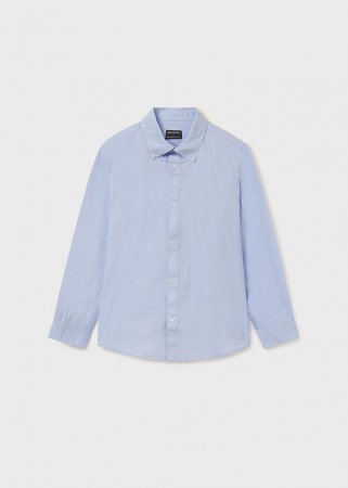 MAYORAL krekls ar garām piedurknēm 7A, gaiši zils, 162 cm, 874-18 874-18 10