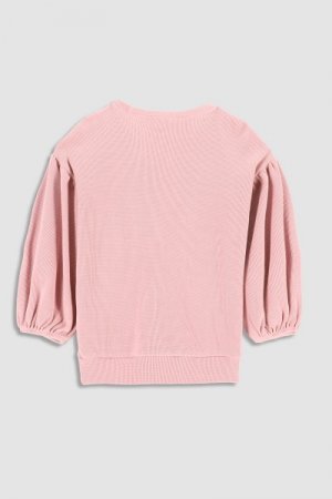 COCCODRILLO t-krekls ar garām piedurknēm SPORTI ROMANTIC KIDS, powder pink, WC3144101SRK-033 WC3144101SRK-033-110