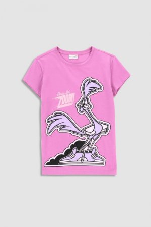 COCCODRILLO t-krekls ar īsam piedurknēm LICENCE GIRL, fuchsia, WC3143205LIG-008 WC3143205LIG-008-104