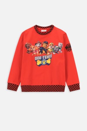 COCCODRILLO džemperis LICENCE BOY DISNEY, sarkans, WC4132101LBD-009- 