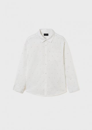 MAYORAL krekls ar garām piedurknēm 7C, balts, 162 cm, 7167-67 7167-67 16