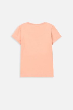 COCCODRILLO t-krekls ar īsam piedurknēm EVERYDAY GIRL A, salmon, WC4143208VGA-005- 