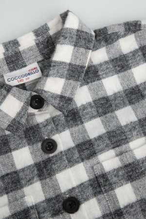 COCCODRILLO krekls ar garām piedurknēm JOYFUL PUNK JUNIOR, melni, WC4140101JPJ-021- 