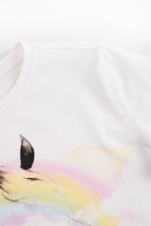 COCCODRILLO t-krekls ar garām piedurknēm DREAMER KIDS, balts, WC3143101DRK-001 WC3143101DRK-001-098