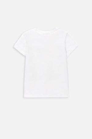 COCCODRILLO t-krekls ar īsam piedurknēm EVERYDAY GIRL A, balti, WC4143215VGA-001- 