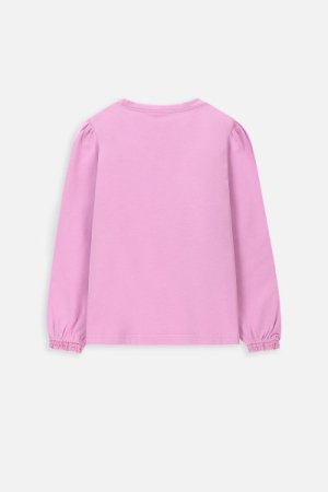 COCCODRILLO t-krekls ar garām piedurknēm GARDEN ENGLISH KIDS, rozā, WC4143103GEK-007- 