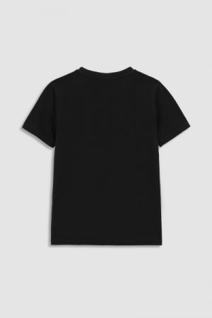 COCCODRILLO t-krekls ar īsam piedurknēm LICENCE BOY, melns, WC3143211LIB-021 WC3143211LIB-021-140