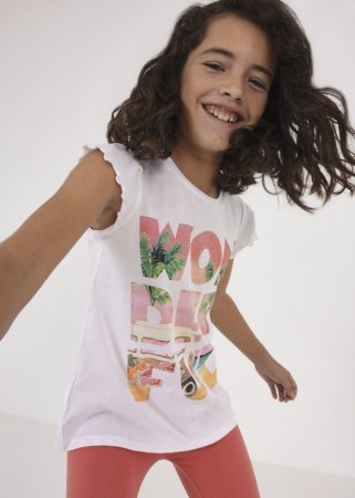 MAYORAL t-krekls ar īsam piedurknēm un legini 8J, azalea/pink, 6750-44 6750-44