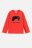 COCCODRILLO marškinėliai ilgomis rankovėmis GAMER BOY KIDS, raudoni, WC4143101GBK-009-122, 122 cm 