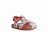 GEOX sandales, balta/sarkana, 26 izmērs, B252RA-0HHQD-C0008 B252RA-0HHQD-C0008-2