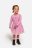 COCCODRILLO kleita ar garām piedurknēm CITY EXPLORER NEWBORN, rozā, WC4129102CEN-007-0 