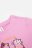 COCCODRILLO kleita ar garām piedurknēm CITY EXPLORER NEWBORN, rozā, WC4129102CEN-007-0 