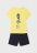 MAYORAL t-krekls ar īsam piedurknēm un šorti 7E, mimosa/black, 140 cm, 6643-73 6643-73 10